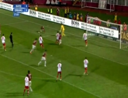 Derbyul Romaniei dintre Rapid si Dinamo, terminat cu scandal! "Nu ne-a fost acordat un penalty clar!"