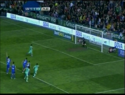 Messi, salvatorul. Barcelona a invins cu 2 la 1 formatia Levante