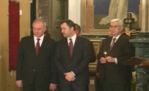 Hristos a Inviat! Credinciosii au sfintit bucatele pascale Hristos a Inviat! Credinciosii au sfintit bucatele pascale