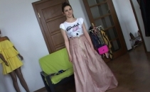 La cumparaturi cu Tania Cerga. Afla ce preferinte vestimentare are vedeta! VIDEO