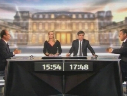 Sarkozy si Hollande, fata in fata intr-o dezbatere in direct! Ce acuzatii si-au adus unul altuia