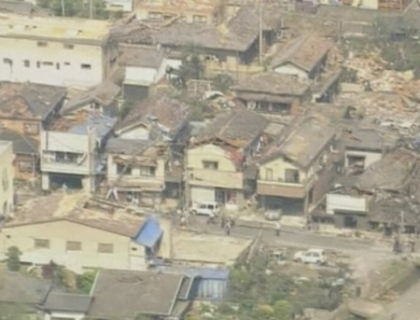 Tornada devastatoare intr-un oras din Japonia: un mort si 30 de raniti Tornada devastatoare intr-un oras din Japonia: un mort si 30 de raniti