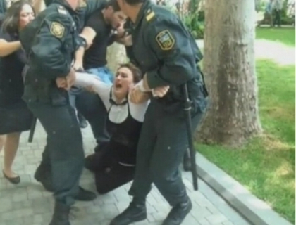 Protest la Baku, inainte de prima semifinala a Eurovisionului! Opozitia din Azerbaidjan a iesit in strada Protest la Baku, inainte de prima semifinala a Eurovisionului! Opozitia din Azerbaidjan a iesit in strada