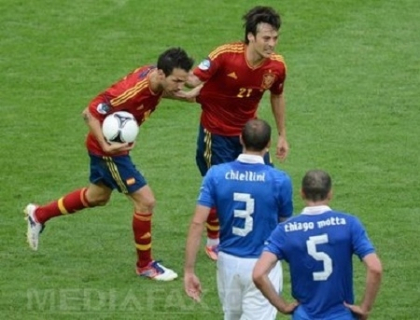 Cel mai frumos meci de pana acum la EURO 2012: Spania a remizat, scor 1-1, cu Italia!