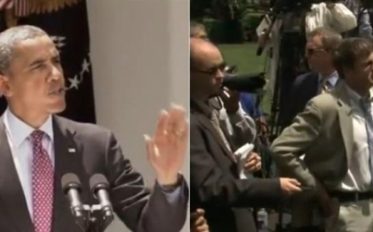 Video. Barack Obama si-a iesit din fire, dupa ce un jurnalist l-a intrerupt in timpul unui discurs Video. Barack Obama si-a iesit din fire, dupa ce un jurnalist l-a intrerupt in timpul unui discurs
