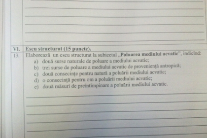 Istoria se repeta! TESTELE si RASPUNSURILE la examenul de BAC, din nou pe internet!
