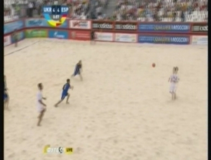 Gol fantastic. Ibericii au invins Ucraina cu 5 la 4 la preliminariile mondialului de fotbal pe plaja