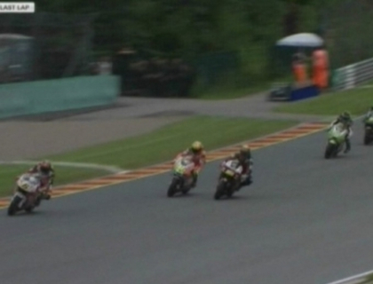 Cazatura in ultimul tur. Pedrosa a castigat Marele Premiu al Germaniei la MotoGp