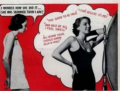 De pe vremea cand "skinny" era o insulta, iar "plinut" insemna SEXY. 5 reclame GENIALE De pe vremea cand "skinny" era o insulta, iar "plinut" insemna SEXY. 5 reclame GENIALE