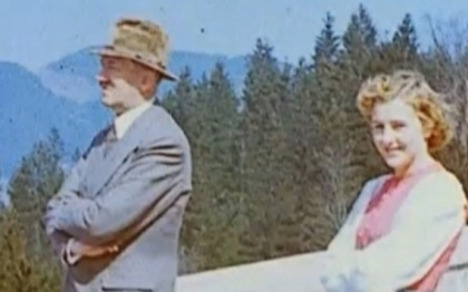 Imagini din intimitatea lui Hitler cu amanta sa, publicate dupa 70 de ani intr-un documentar. Video