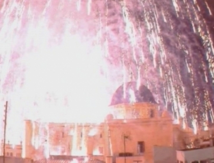 Sarbatoare la un pas de tragedie! Un foc de artificii a declansat un incendiu intr-o biserica din Spania