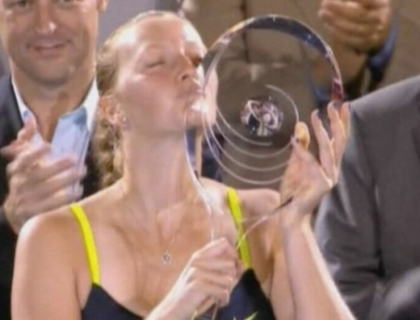 Petra Kvitova a schimbat racheta de tenis pe una din cristal! Victoria care a urcat-o pe 5 in clasament