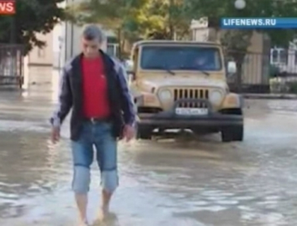 Regiunea Krasnodar, din nou luata de ape. Sute de case au fost inundate