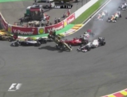 Putea sa se incheie tragic! Accident major la Formula 1 in Marele Premiu al Belgiei! Putea sa se incheie tragic! Accident major la Formula 1 in Marele Premiu al Belgiei!