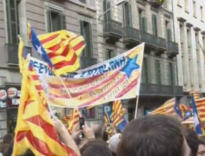 Catalonia - un nou stat european. Peste un milion de oameni au iesit la protest in Barcelona