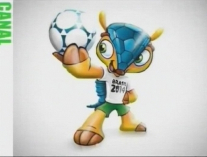 " Tatu-bola", mascota viitorului Campionat Mondial de fotbal