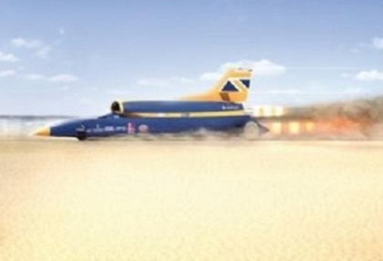 Mai rapida ca glontul. Masina care depaseste 1.600 km/ora si are motoare de avion si racheta. VIDEO
