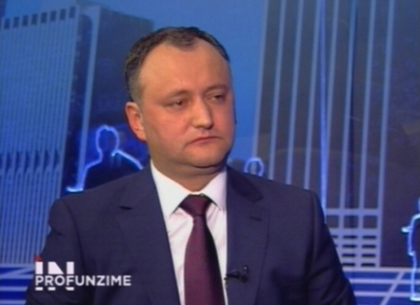 IGOR DODON vine luni la emisiunea "In PROfunzime" IGOR DODON vine luni la emisiunea "In PROfunzime"