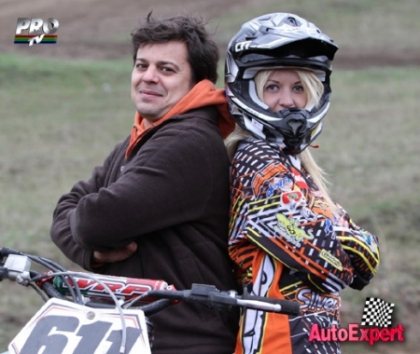 Lectii de motocros de la Elena Potorac! Cat de bine s-a descurcat autoexpertul Andrei Tabuica