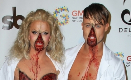 Costumul de Halloween care a ingrozit pe toti! Nimeni nu a ras dupa ce l-a vazut- FOTO

