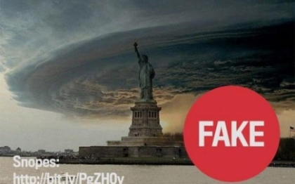 Imaginile false cu uraganul Sandy din New York care au "inundat" internetul in ultimele ore