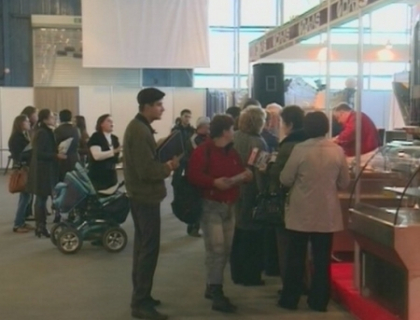 Expozitie de mancare cu bucate putine! Vezi cu ce s-au infruptat vizitatorii