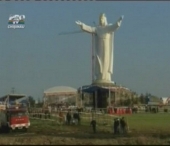 Cea mai inalta statuie din lume a lui Isus Hristos a fost inaugurata in Polonia