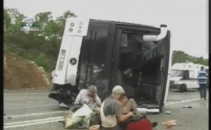 18 turisti francezi au fost raniti langa Anatlya, in urma unui accident rutier