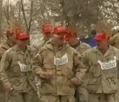 Arme si plete dalbe. Asa arata Craciunul in Afganistan, pentru soldatii americani!