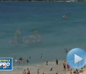 Un altfel de Craciun! Australienii sarbatoresc in costum de baie, pe plaja