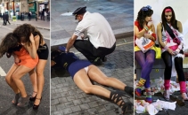 Cum petrec englezoaicele: cu alcool si fast-food, pana cad din picioare. FOTO