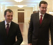 Intalnire AIE in doi: Vlad Filat si Marian Lupu au avut o intrevedere la resedinta de stat
