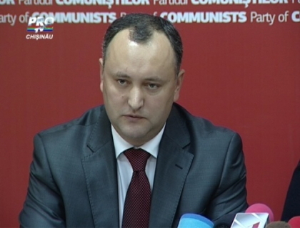 Dodon: Noi mergem in opozitie! Dodon: Noi mergem in opozitie!