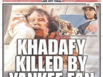 Pustiul care l-a ucis pe dictatorul Gaddafi e fanul uneia dintre cele mai mari echipe din lume Pustiul care l-a ucis pe dictatorul Gaddafi e fanul uneia dintre cele mai mari echipe din lume
