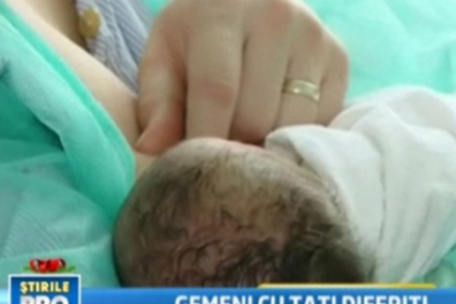 Au aceeasi mama, dar tati diferiti! Afla povestea incredibila a unor gemeni Au aceeasi mama, dar tati diferiti! Afla povestea incredibila a unor gemeni