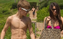 Abdomen lucrat la 17 ani. Justin Bieber isi da gata admiratoarele cu cele sase "patratele"