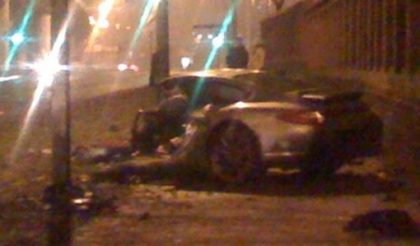 Accident cu un Porsche la 300 km/h! Vezi ce a mai ramas din masina si ce a patit soferul!