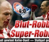 Robben, lasat in sange la meciul lui Bayern cu Hoffenheim! Robben, lasat in sange la meciul lui Bayern cu Hoffenheim!