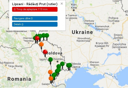 De azi, poti afla din timp cat de aglomerat este in vama. Aplicatia on-line lansata de Politia de Frontiera destinata monitorizarii traficului la punctele de trecere a frontierei - FOTO