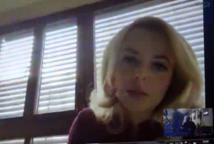 LIVE VIDEO. Ana Ursachi sustine o conferinta de presa prin Skype dupa perchezitiile de aseara