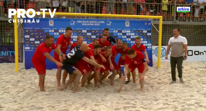 Il primo.  La Nazionale di Beach Football della Repubblica di Moldavia si esibirà ai Giochi Europei in Polonia