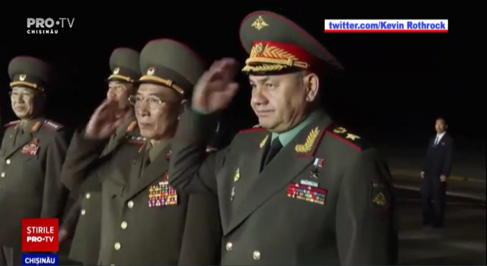 Serghei Soigu, intampinat cu onoruri militare in Coreea de Nord. Ce s ...