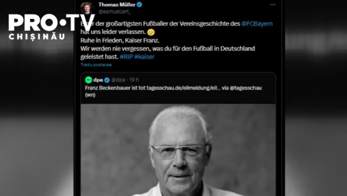 Pierdere Mare Pentru Lumea Fotbalului. Franz Beckenbauer, Legenda ...