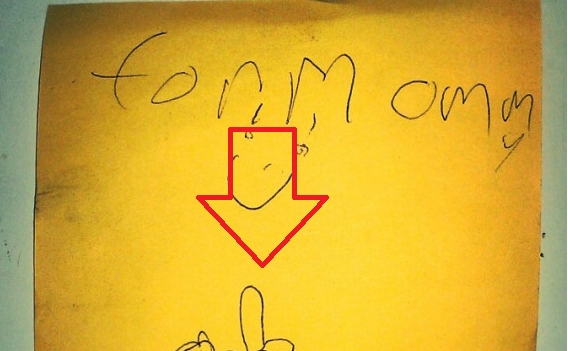 Desenul care a devenit viral pe internet: "Am vazut-o pe mami ca face asa" - FOTO