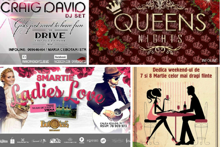 Evenimentele acestui weekend: unde sa mergi ca sa te distrezi de Ziua Internationala a Femeii Evenimentele acestui weekend: unde sa mergi ca sa te distrezi de Ziua Internationala a Femeii