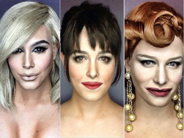 Incredibil! Un make-up artist s-a transformat in Kim Kardashian, Dakota Johnson si Cate Blanchett Incredibil! Un make-up artist s-a transformat in Kim Kardashian, Dakota Johnson si Cate Blanchett
