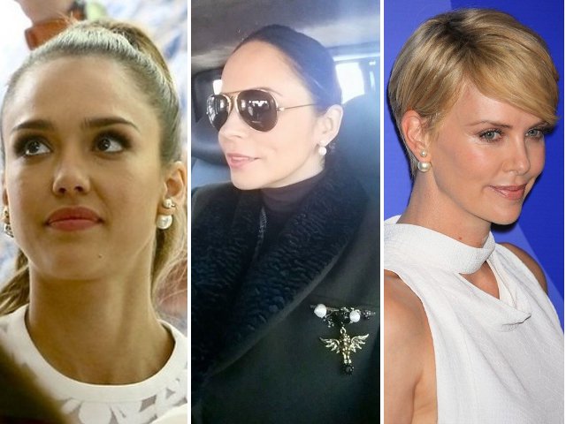 Se inspira de la Hollywood? Andreea Marin poarta cercei double-pearl - FOTO