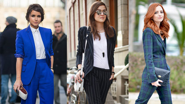 Costumul cu pantaloni, in tinute fashion. Cum il porti pentru un look sic si actual - FOTO