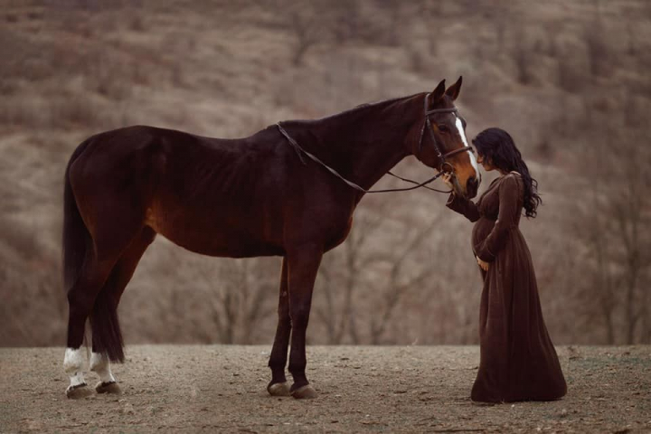 Svetlana Sainsus - intr-o sedinta foto emotionanta! Cum a pozat graviduta 