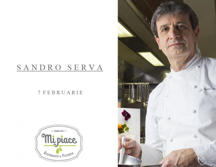  Regele bucatariei italiene, Sandro Serva - spectacol culinar intr-un restaurant din capitala